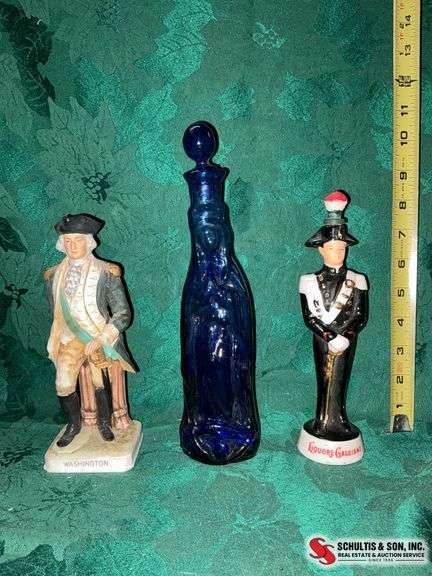 Three Figurine and Bottle Lot