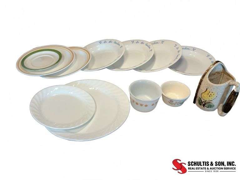 Corelle Dinnerware and Assorted Kitchenware