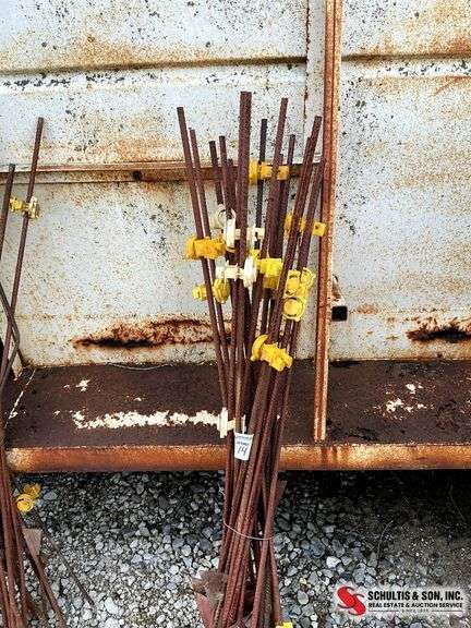 Bundle of 20 Electric Fence Posts