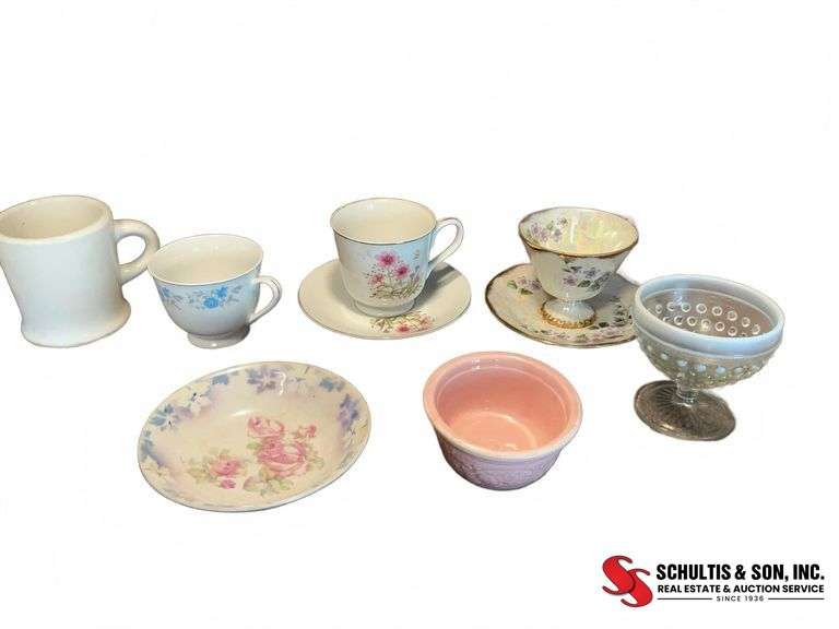 Teacups, Bowls, Glassware, and Clean