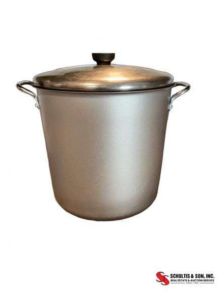 Aluminum Stock Pot With Lid And Handles