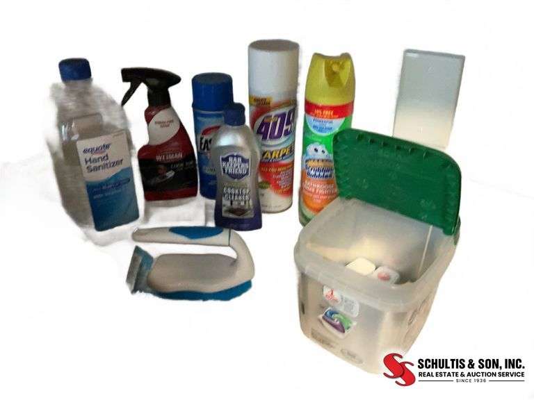 Household Cleaning Supplies Assortment