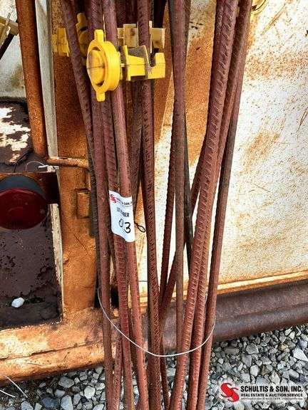 Bundle of 20 Electric Fence Posts