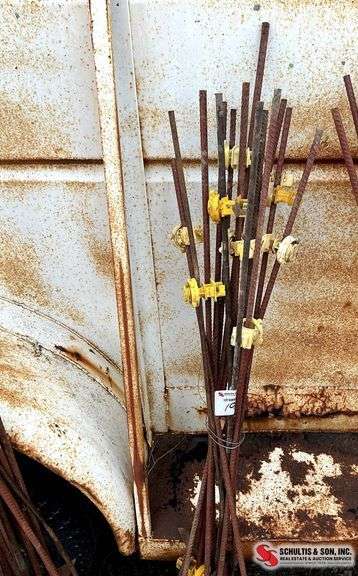 Bundle of 20 Metal Electric Fence Posts
