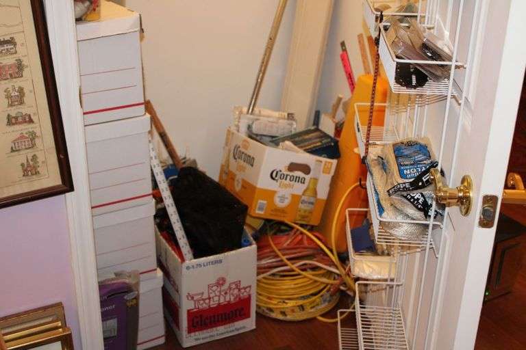 All contents of closet; Misc tools and more