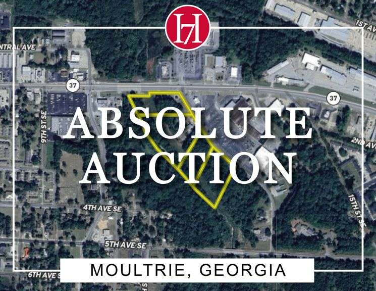 Absolute Auction | Prime Corner Commercial Land Selling by Order of the Vivian M Taylor & D Autrey Taylor Estates
