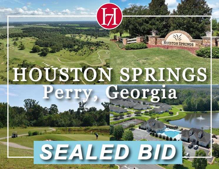 Sealed Bid Auction | Houston Springs Development & Golf Course, Perry, GA