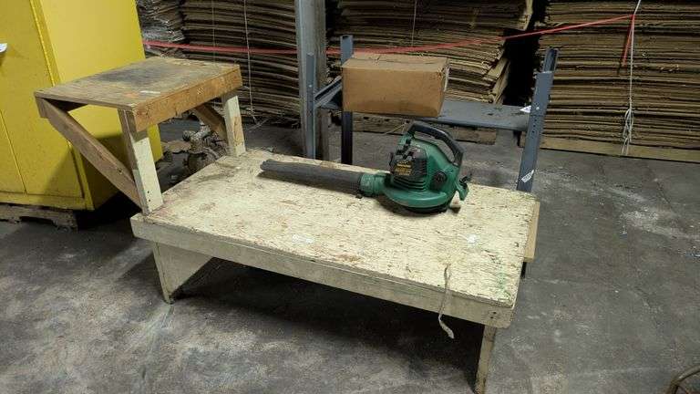 Metal Shelf & Wooden Shelf