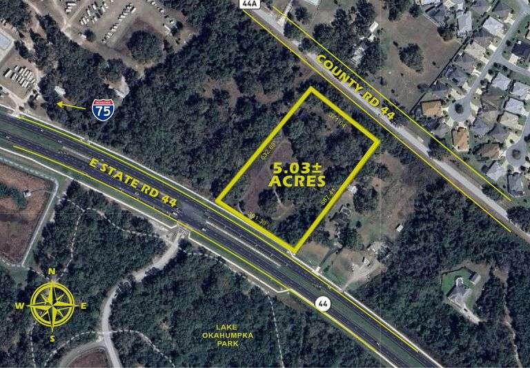 5.03 AC Prime Commercial Land: Wildwood, FL