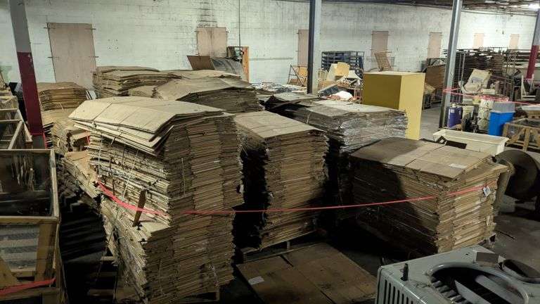 Pallets w/ Cardboard (12)