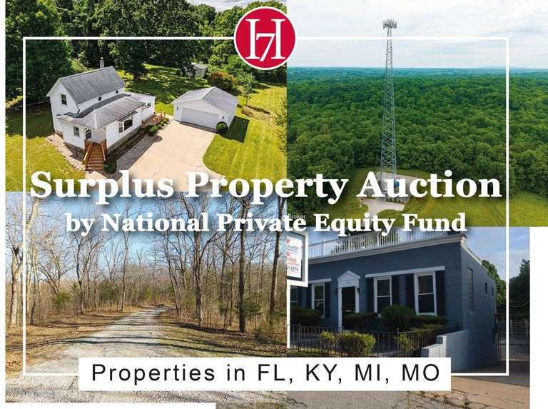 Private Equity Firm Auction | Surplus Real Estate Across FL, KY, MI & MO