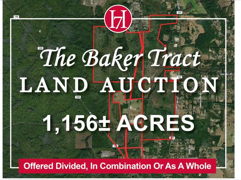 Baker County, FL Land Auction | 1,156± Acres Offered Divided, In Combination or as a Whole