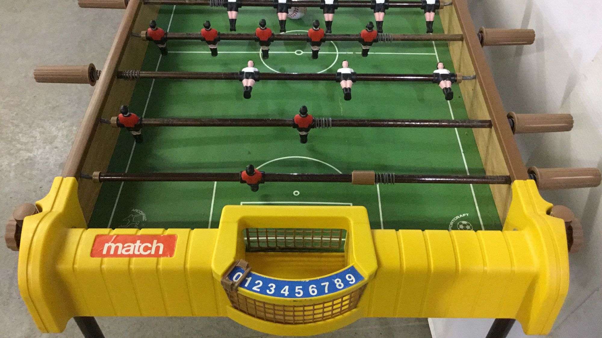 テーブルサッカー　ARCOFALC  made  in ITALY Arco Falc Foosball Table Top Game Football Game Freestanding