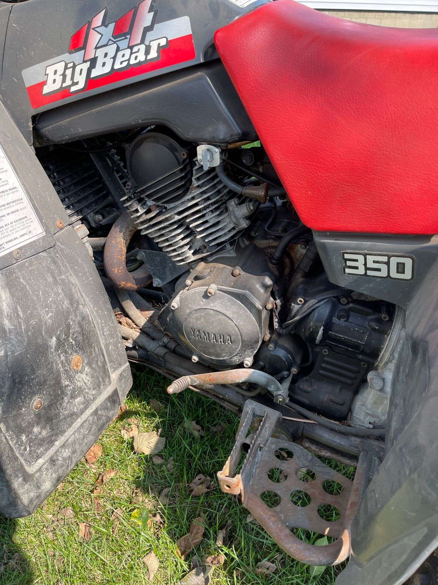 big brother #1 激レア! 1990 Yamaha Big Bear 350 4 Wheeler - Sherwood Auctions