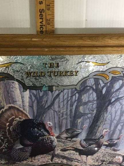 The Wild Turkey Old Milwaukee Beer Mirror (Wildlife #6 Series