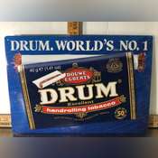 Douwe Egbert Drum Handrolling Tobacco Tin Sign