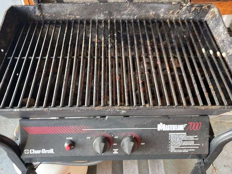 Char-Broil Masterflame 7000 Gas Grill w/ Propane Tank & Grill