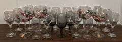Assorted Stemware Glasses
