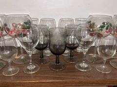 Assorted Stemware Glasses