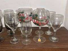 Assorted Stemware Glasses