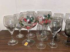 Assorted Stemware Glasses