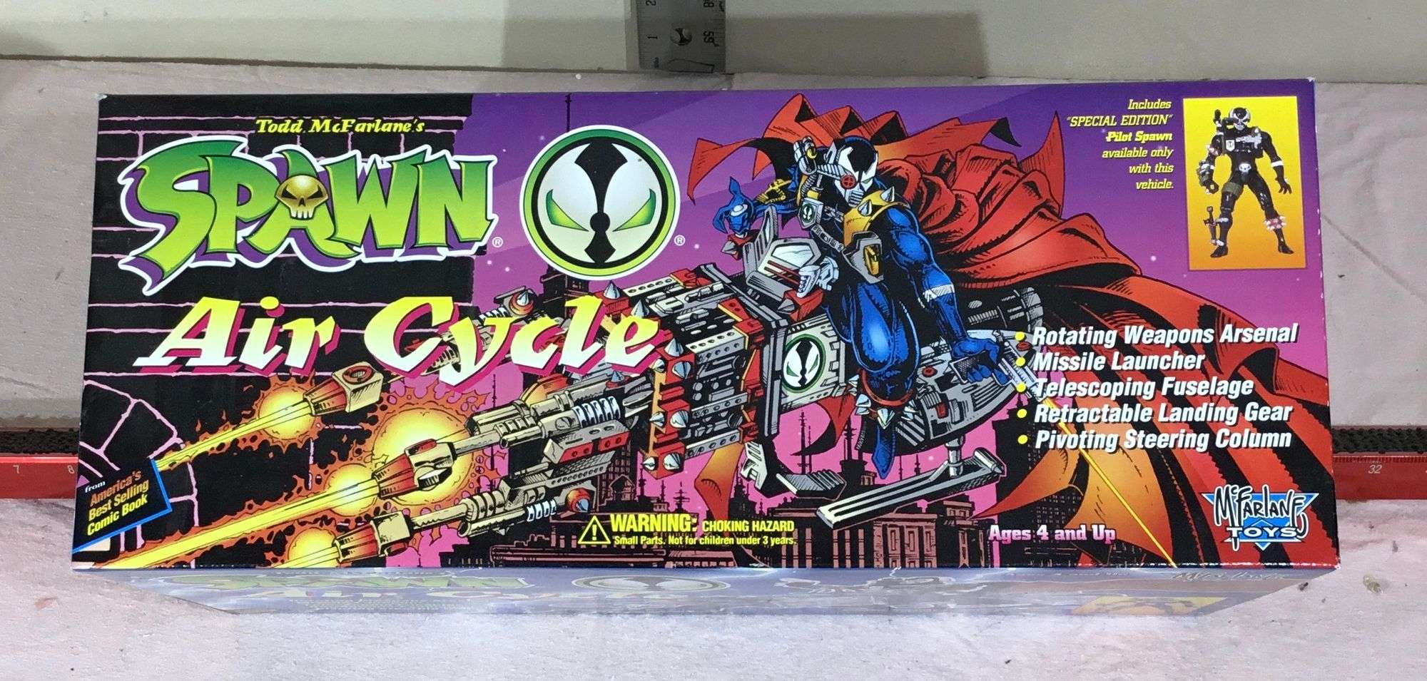 SPAWN Air Cycle 未開封品 McFarlane Toys “Spawn” Air Cycle - Sherwood Auctions