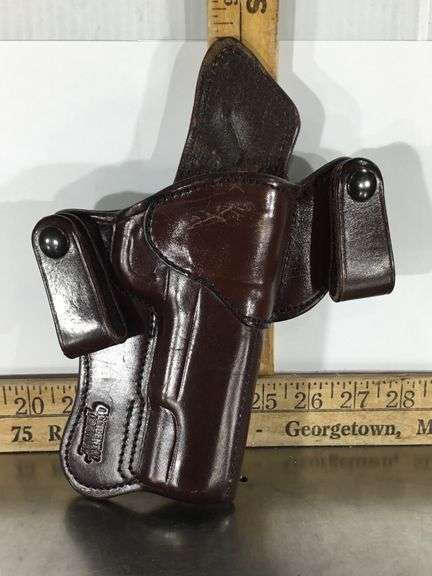 thumbnail image 2 of Occidental Leather Drill Holster Left Handed - Angled Design With Bit Holders, Made In USA 2 of 9