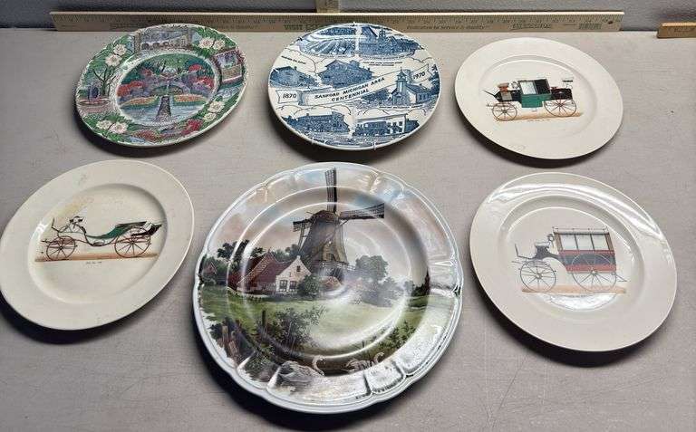 Handcrafted Royal Schwabap Plate, 22 Karat Gold Atlas China Fine China Coach Series Plates & More