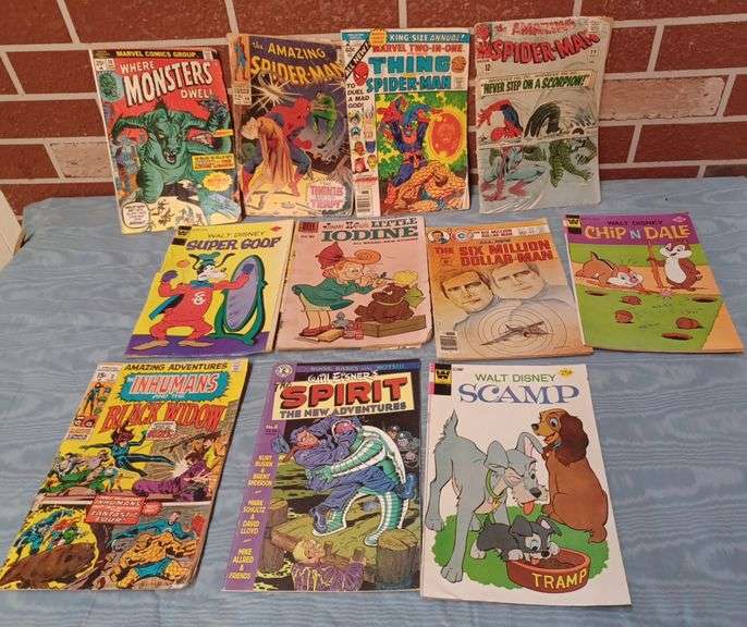 Old Comic Lot Condition Issues - Sherwood Auctions