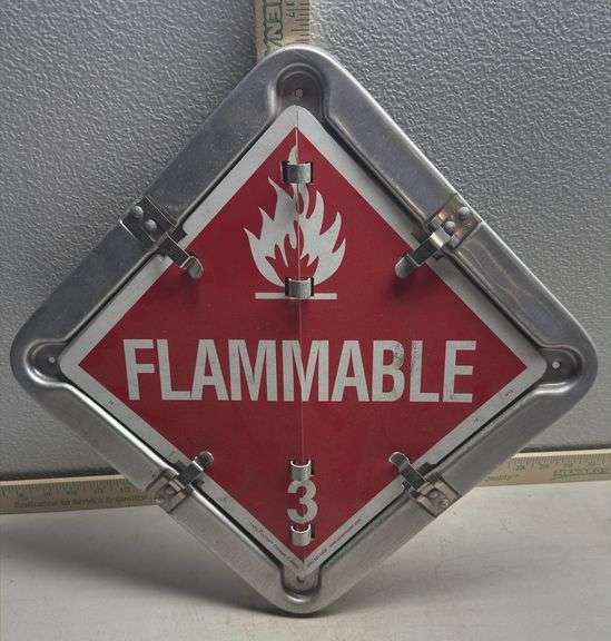 Flammable Metal Sign