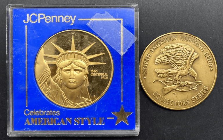 2 Collectible Medallions