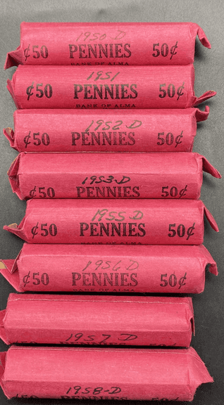 1950’s Wheat Pennies