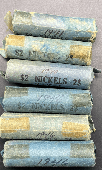 1940’s Jefferson Nickels, Pre-War Composition