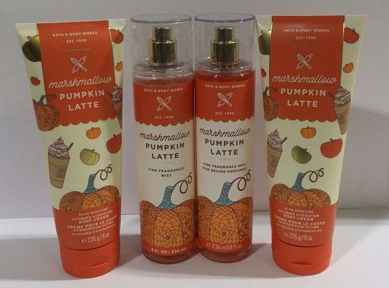 Marshmallow Pumpkin Latte Body Spray and Body Cream