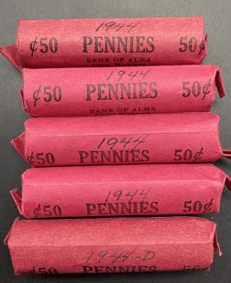 1944 & 1944 D Wheat Pennies