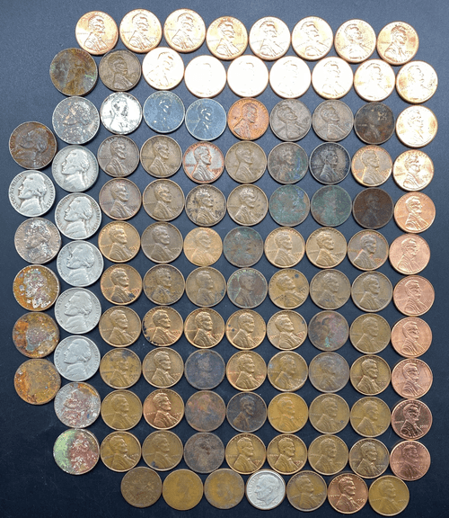 Misc. Wheat Pennies, Jefferson Nickels