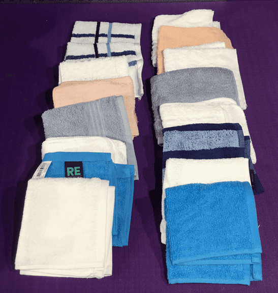 16 Pc. New Washcloths