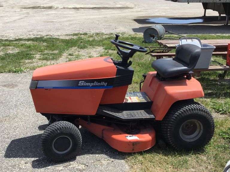 Simplicity Ride On Lawn Mower