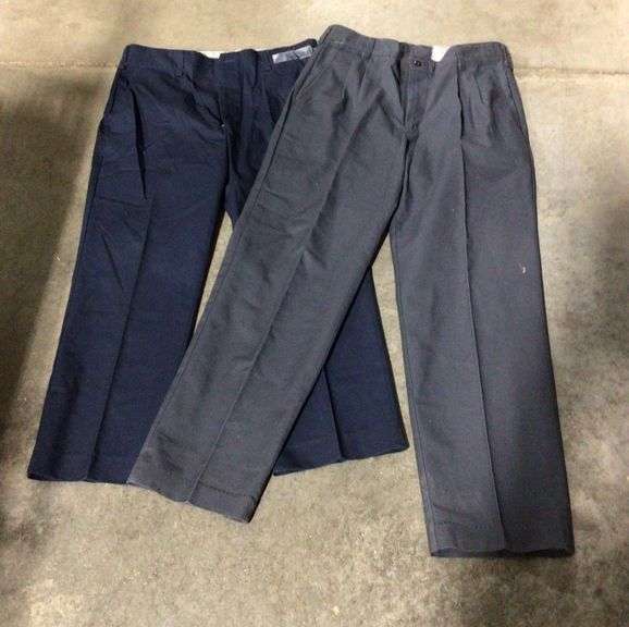 2 Navy & 1 Grey (Size 33) Pants