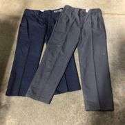 2 Navy & 1 Grey (Size 33) Pants