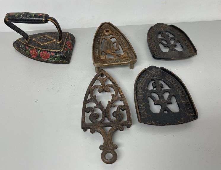 Sad Irons & Trivets Sherwood Auctions