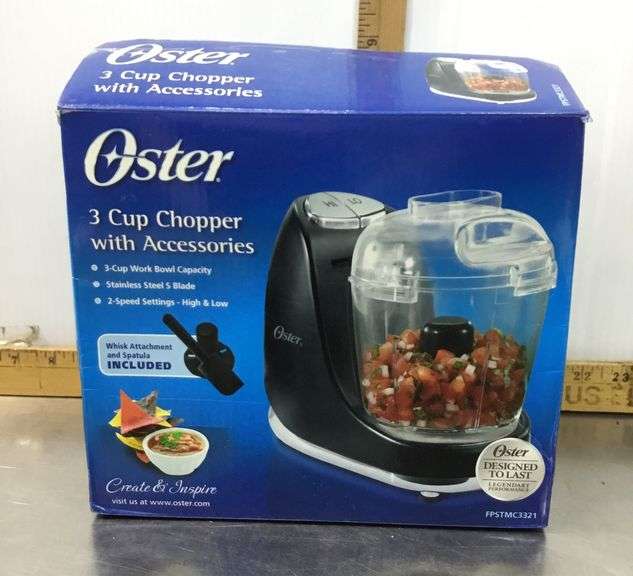 Post Chapper Cup Oster 3 Cup Chopper (has power) - Sherwood Auctions
