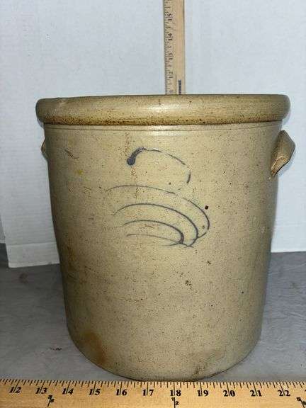 3 Gallon Bee Sting Salt Glazed Stoneware Crock