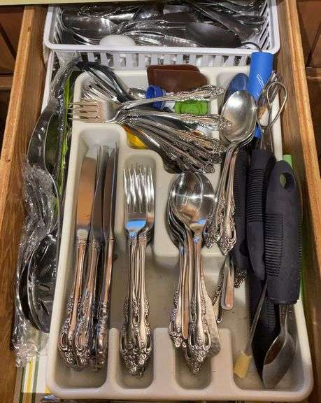 Large Assortment of Flatware