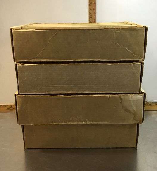 4 Empty Cards Boxes - Sherwood Auctions