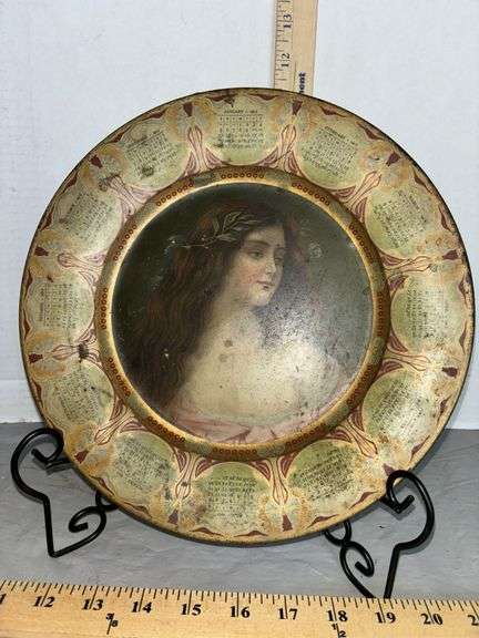 1913 Scott Bros. Fraser, Michigan Advertising Plate Calendar