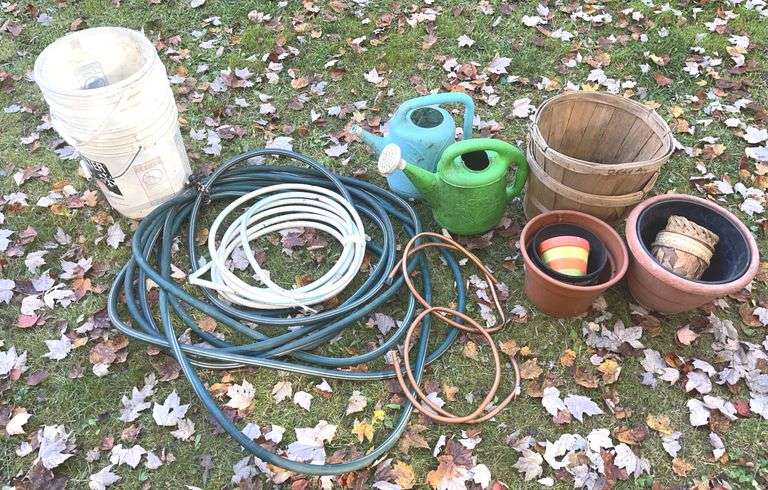 Hoses, Copper Tubing, Planters, Baskets, Buckets & Water Cans