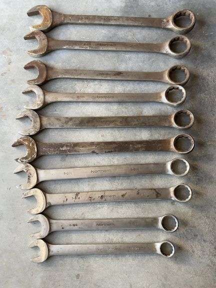 Northern Tools. 10pc Large Wrench Set