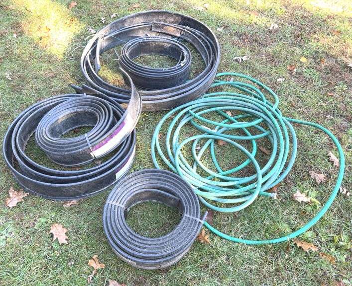 Lawn Edging & Green Garden Hose