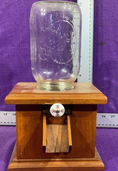 Wooden Candy Dispenser